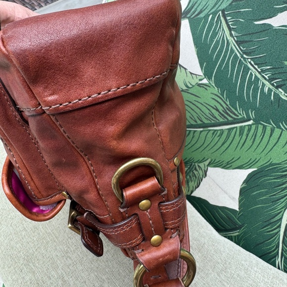 Coach MEDIUM 11127 Vintage Whiskey 65th Anniversary Legacy Leigh Leather Satchel - Picture 11 of 15